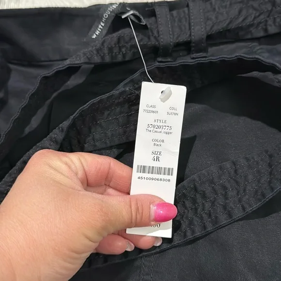 NWT White House black market jogger pant size 4R - Picture 2 of 5